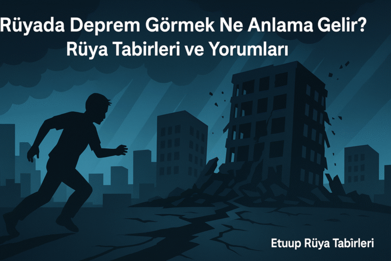 Rüyada deprem görmek - Değişim ve korku sembolü