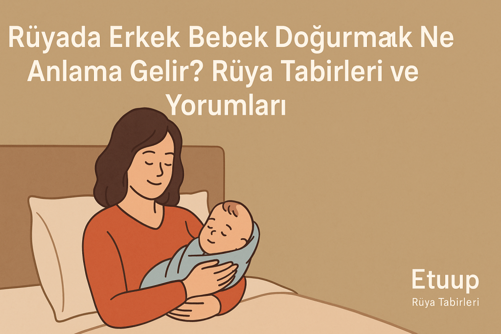 Rüyada erkek bebek doğurmak - Bereket ve yeni başlangıçların sembolü